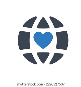 Online dating app icon (Vector illustration)