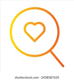 online dating in flat design style