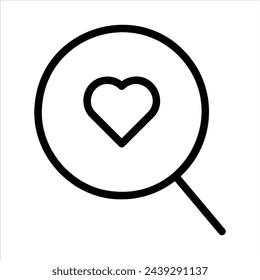online dating in flat design style