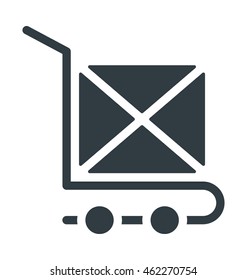 Online Delivery Colored Vector Icon