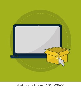 Online delivery from laptop