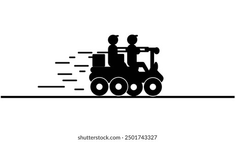 Online delivery service concept, online order tracking, delivery home and office on a white background.