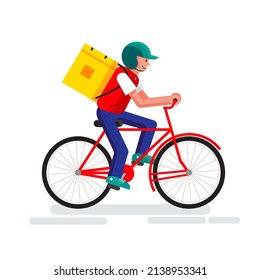 Online delivery service concept, Warehouse,  bicycle
