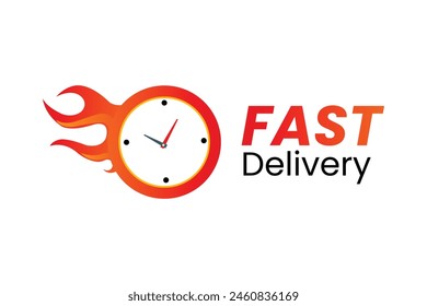 Online delivery service icon design
