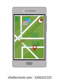 Online delivery with smartphone