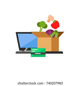 Online Delivery Vector Icon