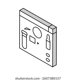 online diagnosis isometric icon vector. online diagnosis sign. isolated symbol illustration