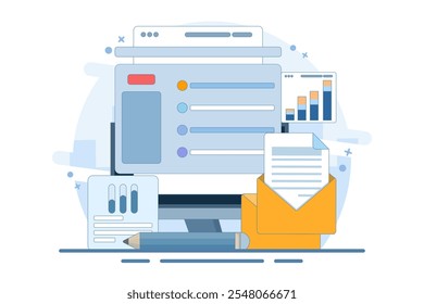 Digitale Online-Mail-Medieninhalte E-Mail-Feedback zur Website des Service-Netzwerks Informationen zu Veranstaltungen, Aktivitäten, Firmeninformationen und Bekanntmachungen. E-Mail-Korrespondenz.	
