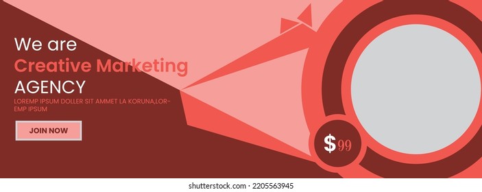 Online digital marketing business social media business cover post design