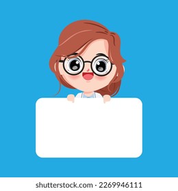Online doctor character with laptop computer. Vector cartoon design.