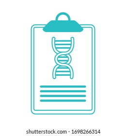 online doctor, medical report clipboard consultant protection covid 19 vector illustration, line style icon