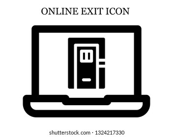 online Door icon. Editable online Door icon for web or mobile.