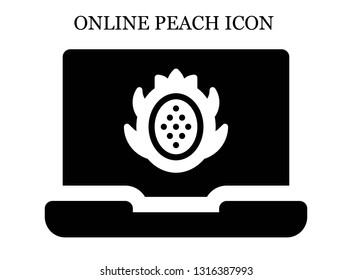 online Dragon fruit icon. Editable online Dragon fruit icon for web or mobile.