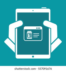 Online drugstore - Vector flat icon