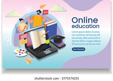 online eaducation online wedsite design 