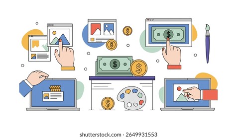 Oportunidades de ganho online engajando a criação de conteúdo digital e estratégias de monetização para freelancers