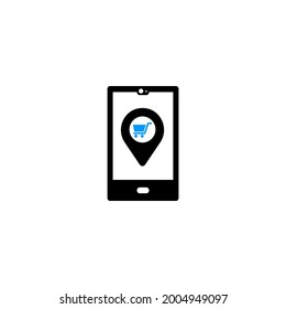 online ecommerce and shopping icon