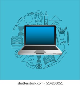 online education cap graduation icon vector illustration eps 10