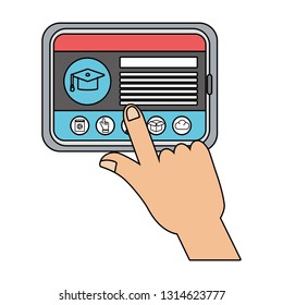 online education cartoon