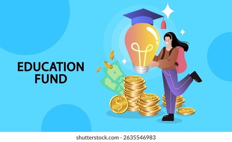Online education concept. Welcome back to school.  Laptop with educational app in the screen. E-learning platform. Distance lessons, video course, internet class. graduation for success educate vector