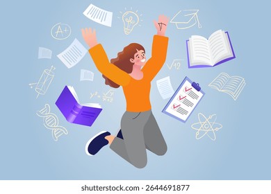 Conceito de educação online. Bem-vinda de volta à escola. Padrão de design plano com criança. Notebook com aplicativo educacional na tela. Plataforma de e-learning. Aulas a distância, curso de vídeo, aula de internet. vetor