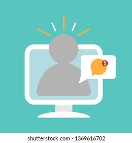 Online education design concept