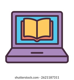 Symbol für Online-Bildung und digitales Lernen