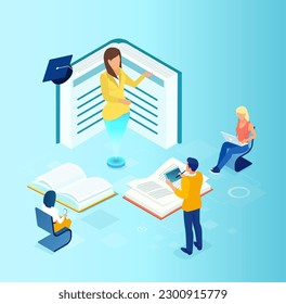 Online education and distance learning concept 