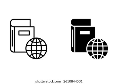 Online Education Icon Depicting a Computer Screen with Books in Black and White