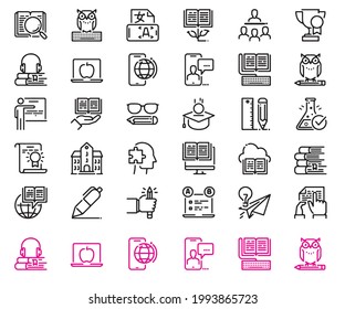 Online education icon. isolated on white for graphic and web design vector illustration file EPS