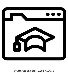 online education icon or logo isolated sign symbol vector illustration - high quality black style vector icons
