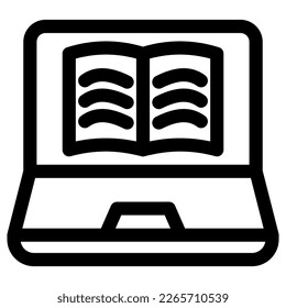 online education icon or logo isolated sign symbol vector illustration - high quality black style vector icons
