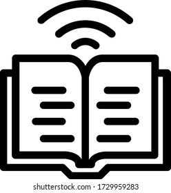 Online education icon set. Distant study
