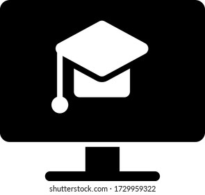 Online education icon set. Distant study