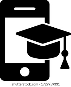 Online education icon set. Distant study