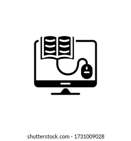 Online education icon set. Distant study