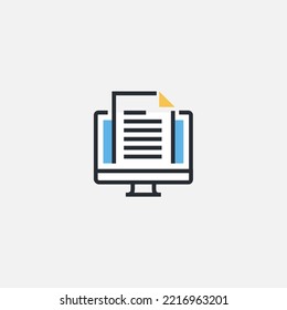 Online education icon sign vector,Symbol, logo illustration for web and mobile