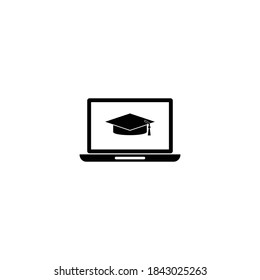 online education icon vector symbol