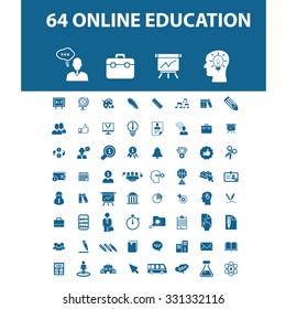 online education icons