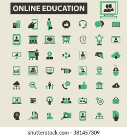 Online Education Icons