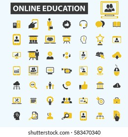 Online Education Icons