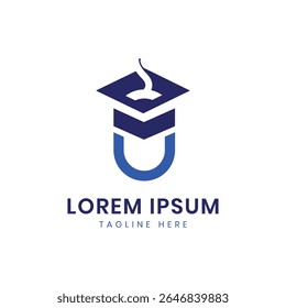 on-line educação logotipo design formatura cap mouse conceito criativo e-learning negócio 