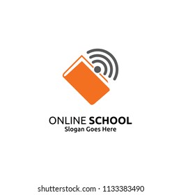 Online Education logo design template. Online course logo design. Online Learning logo