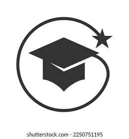 Online education logo template template Icon Illustration Brand Identity