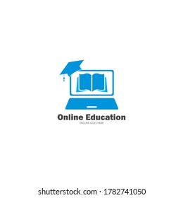 Logo für Online-Bildung, Vektorsymbol, Vektorgrafik-Design