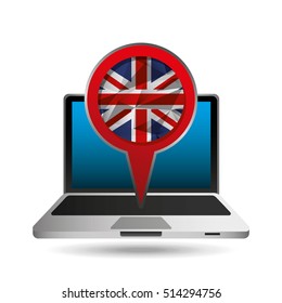 online education london graphic vector illustration eps 10