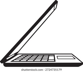 Online education and remote learning concept with students using laptops for study, flat vector illustration for digital classroom and university academics