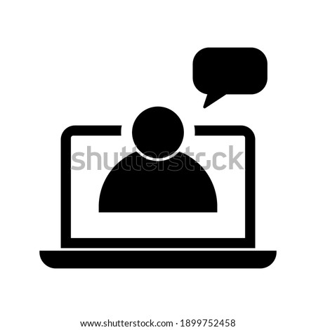 Online education resources vector icon, online learning courses, distant education color editable
