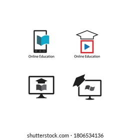 online education schooling vector icon illustration design