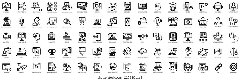 Online education and seminar icon. Vector illustration